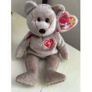 Ty TY Beanie Baby 1999 Signature Teddy Bear With Errors Hang Tag-Rare Retired