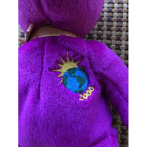  Ty Beanie Baby Millennium bear with errors VERY RARE not mass produced