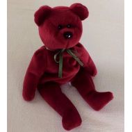 Ty CRANBERRY TEDDY BEAR TY Beanie Baby ORIGINAL 1993 RETIRED Collectible RARE #4052