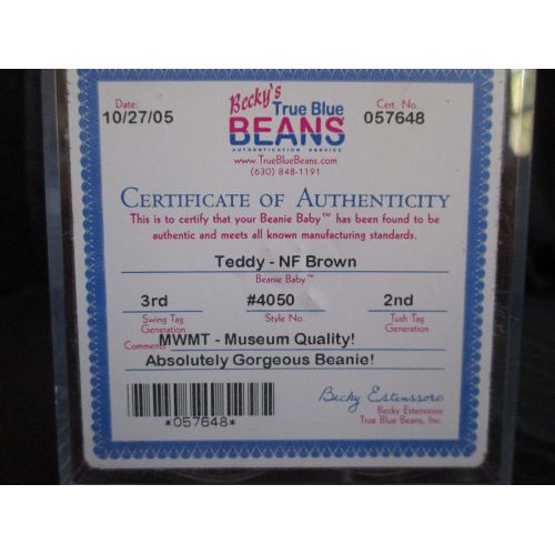  Ty Teddy NF Brown 3rd2nd (Auth, MQ)