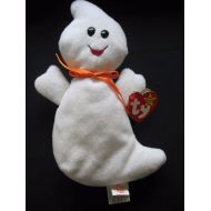 Ty VERY RARE TY SPOOKY GHOST BEANIE BABY 4th GEN HANG TAG W 2 TUSH TAGS, PVC 1995