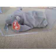 Ty RARE MWMT MQ! Authenticated TY 2nd gen Gray Happy Beanie Baby