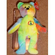 1996 Retired Ty Beanie Baby Peace Bear Original Collectible with Tag Errors