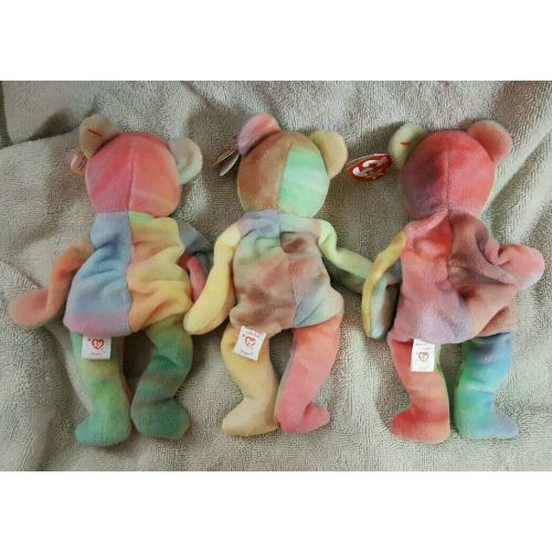  Ty TY Beanie Babies Rare Peace Bears with Tag Errors