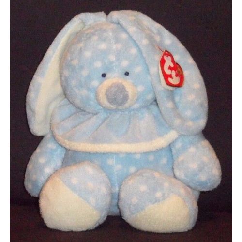  Ty CUDDLEBUNNY BLUE - TY BABY TY  PLUFFIES - MINT with MINT TAG