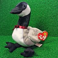 MWMT Ty Beanie Baby Baby Loosy The Canadian Goose Duck 1998 Retired Plush Bird