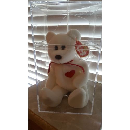  Ty TY Valentino Beanie Baby Bear *Rare Mint Condition*