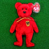 NEW Ty Beanie Baby Graf von Rot The Bear Retired Plush Toy MWMT - FREE Shipping