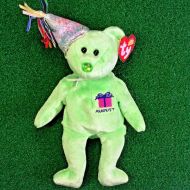 MWMT Ty Beanie Baby August Birthday Bear 2001 Retired Plush Toy - SHIPS FREE