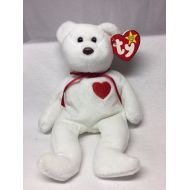 Ty Valentino Bear Rare Retired TY Beanie Baby Lots of Swing & Tush Tag Errors