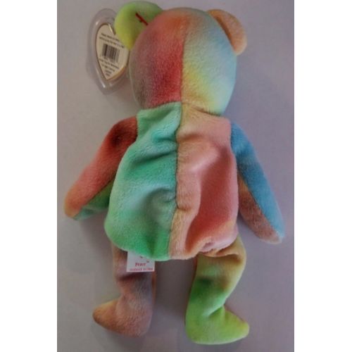  ***VERY RARE*** Ty Beanie Baby Peace Bear with Multiple Tag Errors