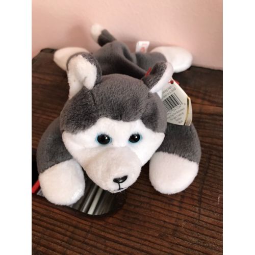  1996 Ty Beanie Babies Nanook the Sled Dog some RARE errors