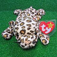 Ty Beanie Baby FRECKLES Leopard Cat 1996 PVC 3rd GEN Plush Toy RARE No Star Tush
