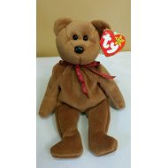 Ty Beanie Baby TEDDY the Brown Bear #4050 11-28-1995 wTag Errors 1993 PVC
