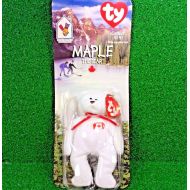 *NEW in BOX* RARE 1996 Retired Maple Bear McDonalds Ty Beanie Baby Plush Toy