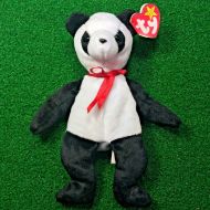 Ty Beanie Baby Fortune The Panda Bear RETIRED 1997 Low Production Gosport Tag