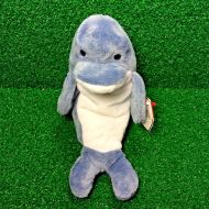 Ty TY Beanie Baby 1996 Echo The Dolphin Rare Retired PVC Plush MWMT -FREE Shipping