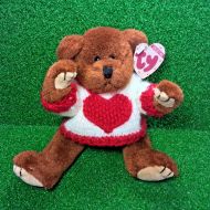 Ty Attic Treasures Casanova The Bear Rare Jointed Valentines Teddy Plush - MWMT