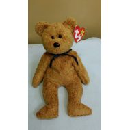 Ty Beanie Baby FUZZ the Bear, DOB 7-23-98, wtush 1999 no # stamp, Retired & New