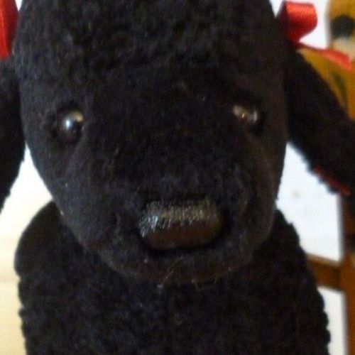  Ty Beanie Babies Gigi black poodle dog retired rare mint tag errors 1998