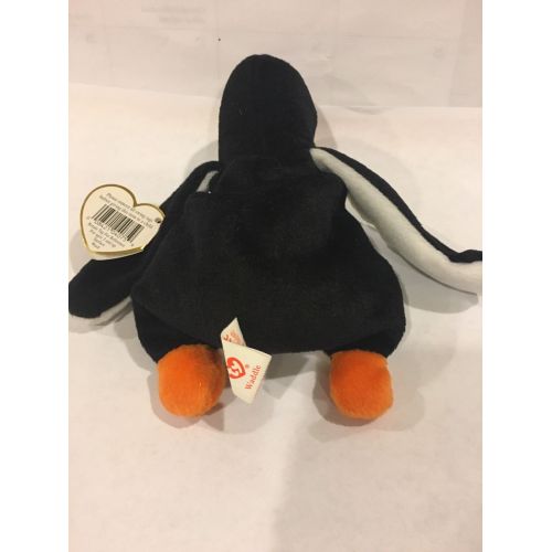 Waddle The Penguin Ty Beanie Baby Style 4075. He Is Rare, Original and New.