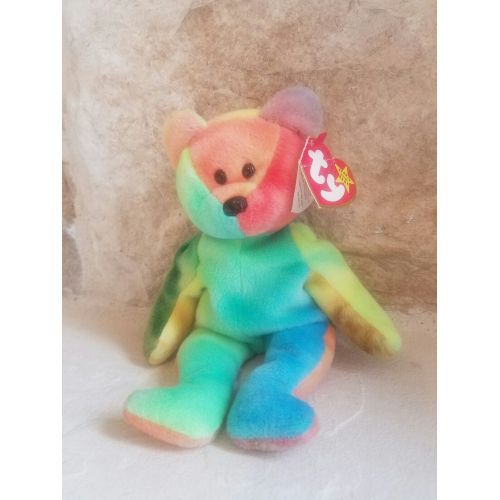  Ty 1995 Garcia bear TY Beanie Baby misprint swing tag