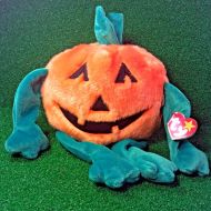 Ty Original Beanie Buddy Halloween Special 1999 Pumkin RARE Large Plush - MWMT