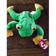 Ty TY Original Beanie Baby SMOOCHY The Frog 1997 Retired 8.5" Unstamped Rare