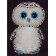 Ty TY BEANIE BOOS - LUCY the 16" SNOW OWL - MINT with TAG - JUSTICE EXCLUSIVE