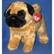 Ty TY CLASSIC PLUSH - DAX the PUG DOG - MINT with MINT TAGS