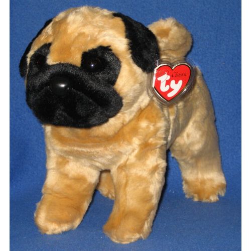  Ty TY CLASSIC PLUSH - DAX the PUG DOG - MINT with MINT TAGS