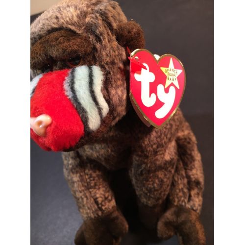  Ty Retired 1999 TY Original Beanie Baby CHEEKS with Tag Errors
