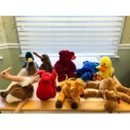 Ty New TY Original Beanie Buddies complete 9 Piece Set wtags 98 Retired Mint $10ea