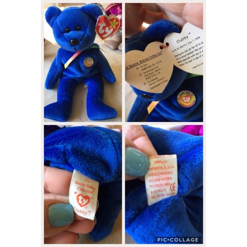  Ty BEARS - Beanie Babies collectionLot NWT Princess, Fuzz, Curly, Harry, TY2K etc.