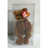 Ty TY Beanie Baby TEDDY Brown No Star Style 4050 PVC Pellets CANADIAN Tag w Errors
