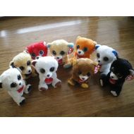 Ty Beanie Boos 1 lot of 9 x European bears 6 inch NWMT.FREE POST IN AUST. ONLY