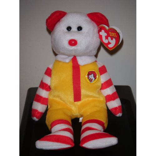  Ty Beanie Baby ~ RONALD McDONALD 8" Bear (2004 Convention Exclusive) MWMTS
