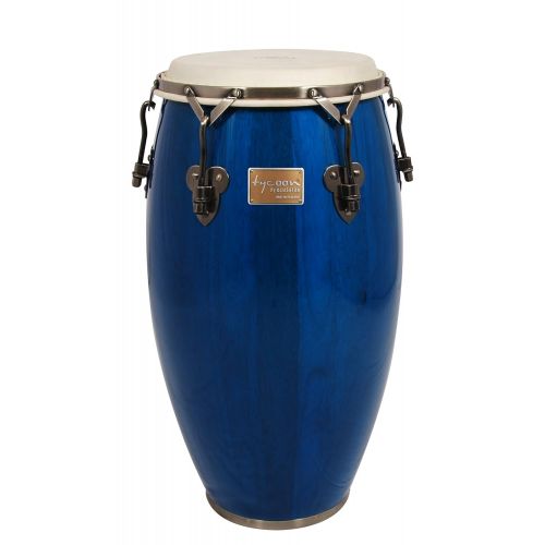  Tycoon Percussion 12 12 Inch Signature Classic Series Blue Tumba With Single Stand