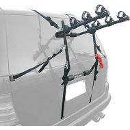 Tyger Auto Deluxe 3-Bike Trunk Mount Bicycle Rack. (Compatible with vehicles without rear spoilers) | TG-RK3B203S