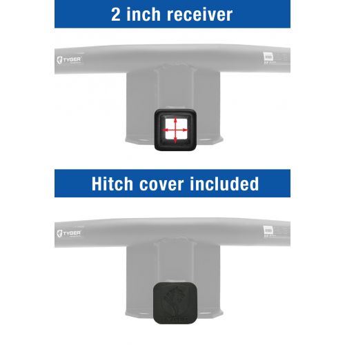  Tyger Auto TG-HC3H0428 Trailer Hitch (Class 3 Combo with 2 Receiver Cover and Pin Lock for 2014-2018 Acura MDX / 2016-2018 Honda Pilot)