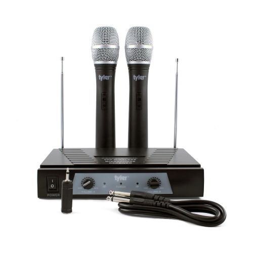  Tyler TWM302 Dual Frequency RF Wireless Dual Microphone System