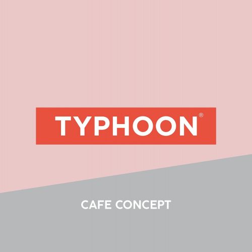  Typhoon Cafe Concept 6 Cup Espresso Maker,Pink & Grey, 1401.795