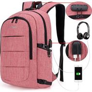 [아마존 핫딜] [아마존핫딜]Tzowla Business Laptop Backpack Water Resistant Anti-Theft College Backpack with USB Charging Port and Lock 15.6 Inch Computer Backpacks for Women Girls, Casual Hiking Travel Daypa