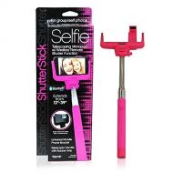 Tzumi ShutterStick Universal Selfie Stick with Bluetooth Wireless Shutter Function, Built-in Mirror for Rear Camera Extendeds up to 39, Pink by Tzumi Electronics