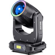 150W Moving Head Lights DJ Lights Spotlights 15 Gobos 13 Colors 16 Channels DMX 512 with Sound Activated for Christmas Stage Lighting Wedding Party