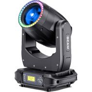 150W Moving Head Lights DJ Lights Spotlights 15 Gobos 13 Colors 16 Channels DMX 512 with Sound Activated for Stage Lighting Wedding Party