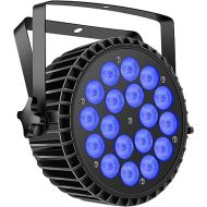 Par Lights LED Stage Lights, U`King 10Wx18 RGBW Uplight Stage Lighting Effect by DMX and Sound Activated Control Wash Light for Wedding Parties Church Club DJ Live Show