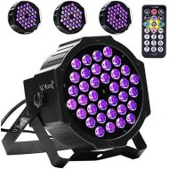 [아마존 핫딜] [아마존핫딜]Black Lights, U`King 72W 36LED UV Blacklight with Glow in The Dark Party Supplies by DMX and Remote Control for Stage Lighting