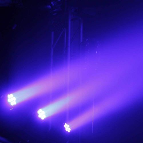  U`King RGBW Moving Head Stage Lighting 7 LEDs for for DJ Disco Club Party Dance Wedding DJ Show Bands by DMX Controller