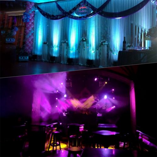  U`King Par Lights with 36 LEDs RGB by IR Remote and DMX Control for Stage Lighting (4PCS)